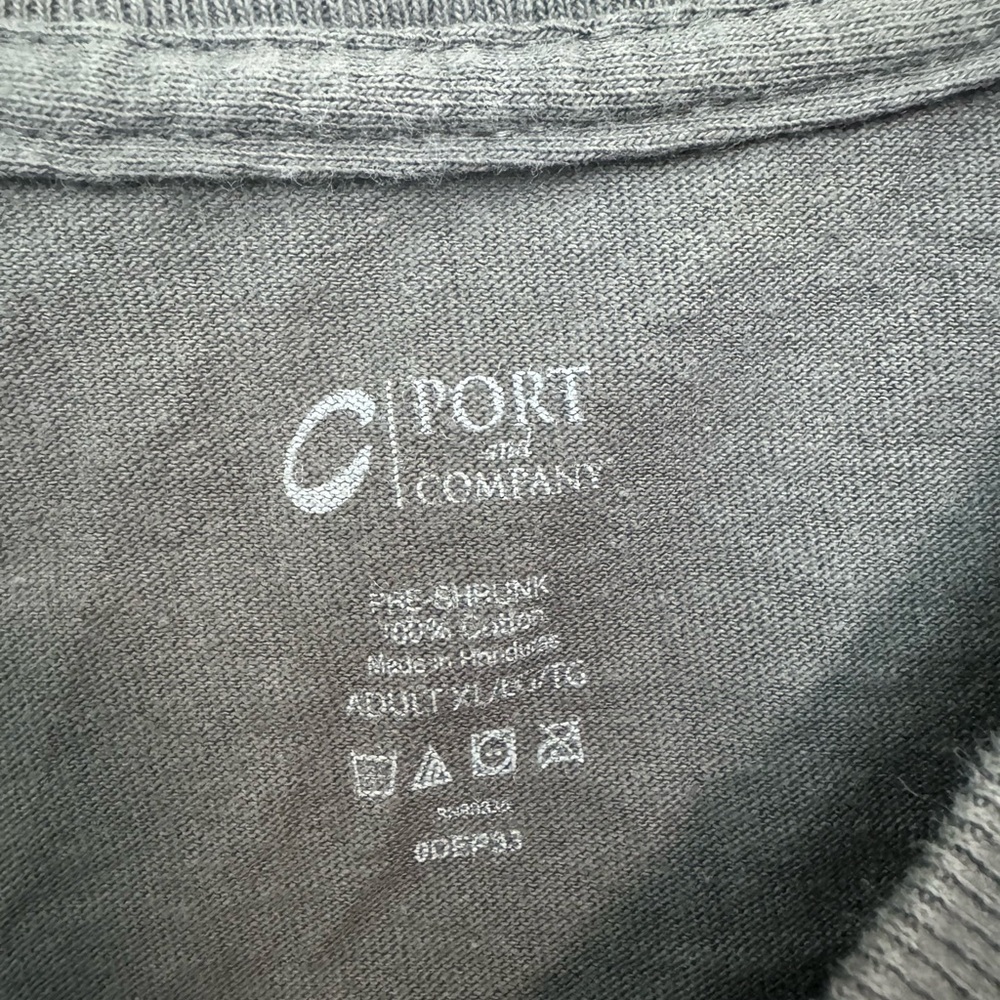 Port and Company Gray Graphic Tee - Picture 2 of 2